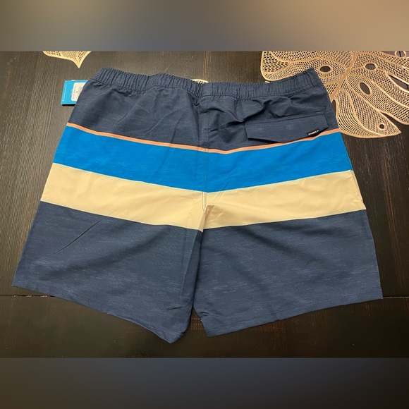 O'NEILL Men's 17 Inch Stripe Volley Boardshorts Swim Trunks for Men with Pockets - Picture 7 of 9
